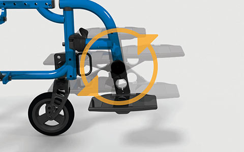 えり Zippie X'CAPE Pediatric Folding Wheelchair with XLOCK Technology