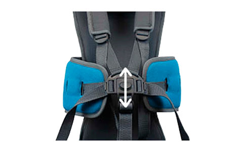 Suportes laterais ajustáveis