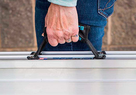 Ergonomically designed handles