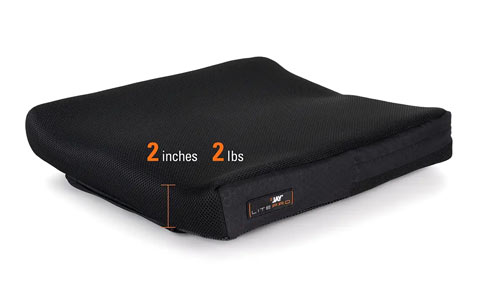 One of the lightest and lowest-profile cushions on the market
