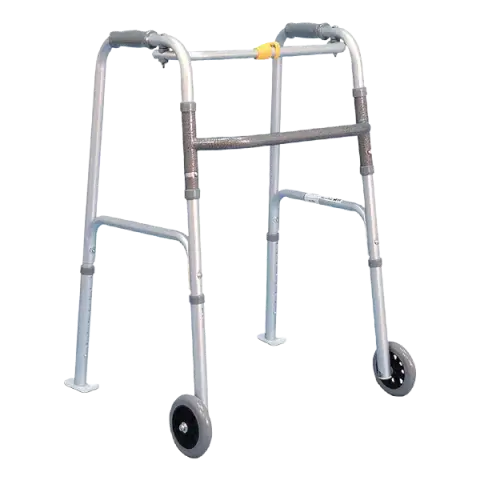 Andador dobrável com rodas